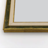 Cornice Classica su Misura - Modello Botero Foglia Oro e Verde